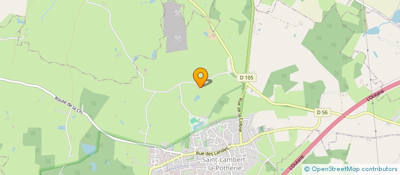 localisation de l'entreprise MONSIEUR FREDERIC GOILARD  SAINT-LEGER-DE-LINIERES