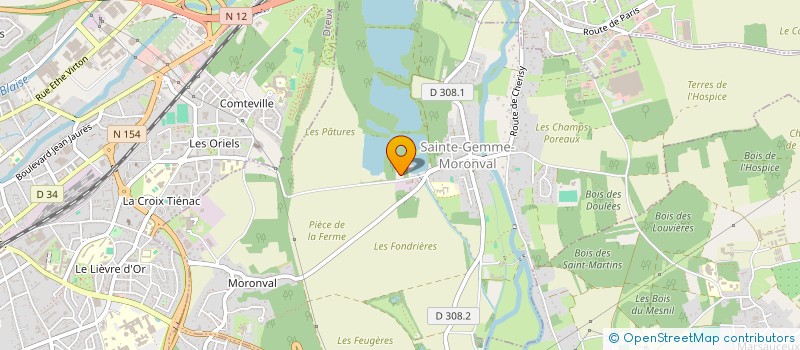 localisation de l'entreprise MONSIEUR FREDERIC GOMEL à SAINTE-GEMME-MORONVAL