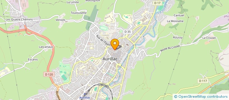 localisation de l'entreprise MONSIEUR FREDERIC GOMEZ à AURILLAC