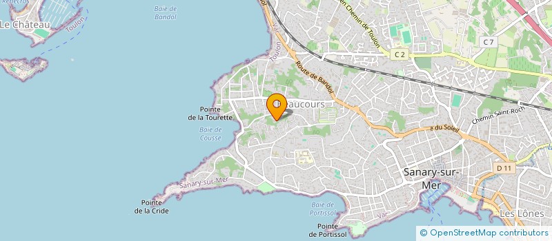 localisation de l'entreprise MONSIEUR FREDERIC GOMIER  SANARY-SUR-MER