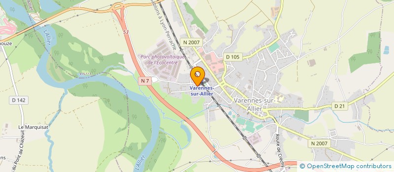 localisation de l'entreprise MONSIEUR FREDERIC GOMINON à VARENNES-SUR-ALLIER