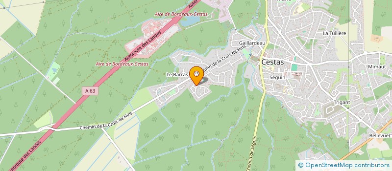 localisation de l'entreprise MONSIEUR FREDERIC GOMME  CESTAS