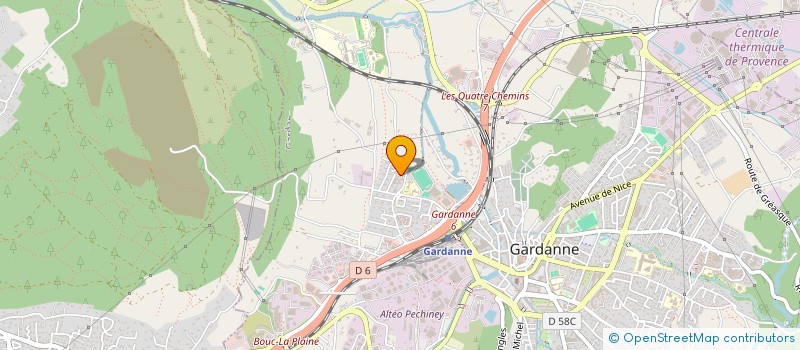 localisation de l'entreprise MONSIEUR FREDERIC GONCALVES  GARDANNE