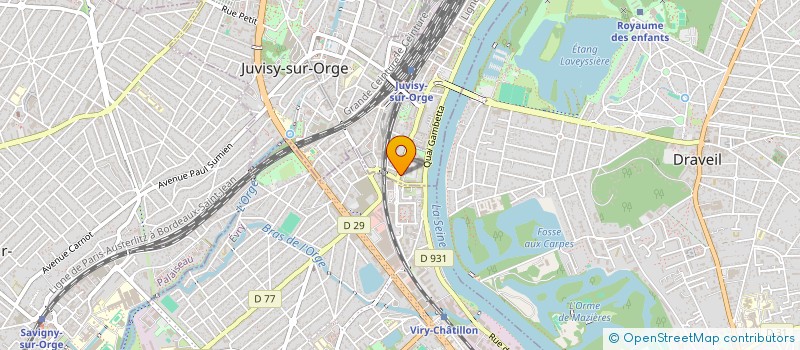 localisation de l'entreprise MONSIEUR FREDERIC GONCALVES à JUVISY-SUR-ORGE