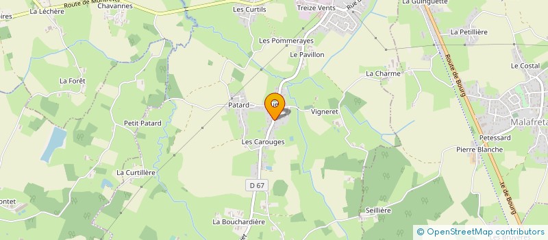 localisation de l'entreprise MONSIEUR FREDERIC GONOD à MONTREVEL-EN-BRESSE