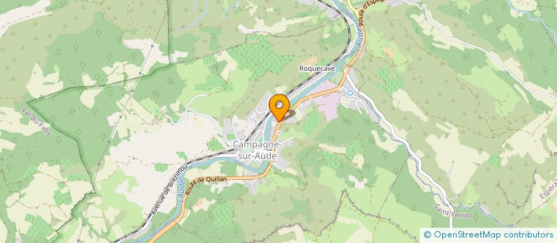 localisation de l'entreprise MONSIEUR FREDERIC GORDO  CAMPAGNE SUR AUDE