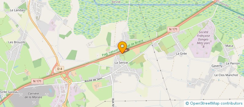 localisation de l'entreprise MONSIEUR FREDERIC GOSRE  DONGES