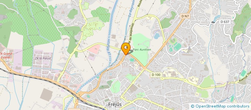 localisation de l'entreprise MONSIEUR FREDERIC GOUBET à FREJUS