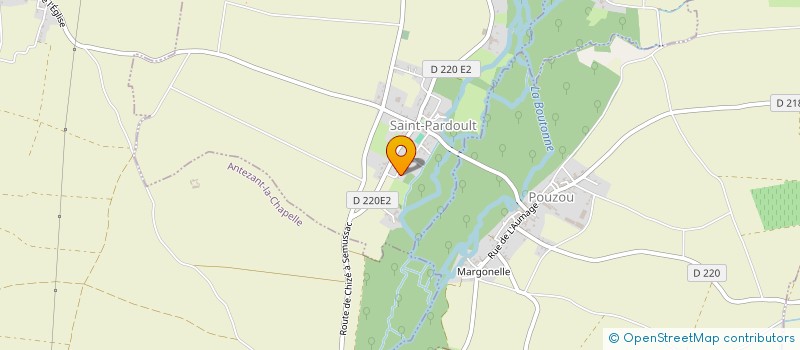 localisation de l'entreprise MONSIEUR FREDERIC GOUDY  SAINT-PARDOULT