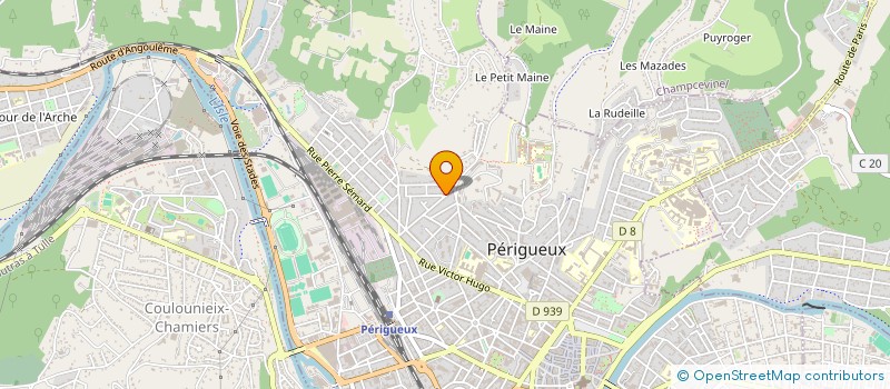 localisation de l'entreprise MONSIEUR FREDERIC GOUIN à PERIGUEUX