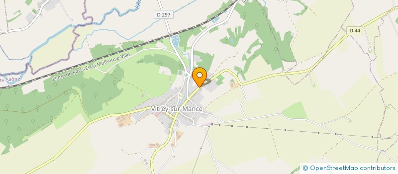 localisation de l'entreprise MONSIEUR FREDERIC GOURLOT  VITREY-SUR-MANCE