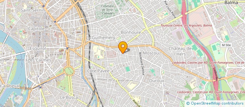 localisation de l'entreprise MONSIEUR FREDERIC GOUT à TOULOUSE