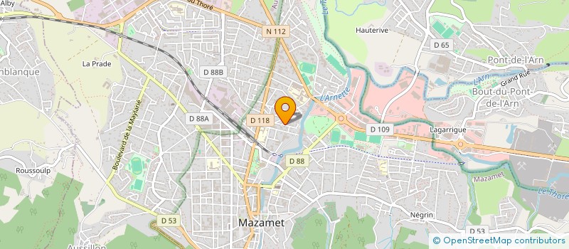 localisation de l'entreprise MONSIEUR FREDERIC GOUTELLE  SOUAL