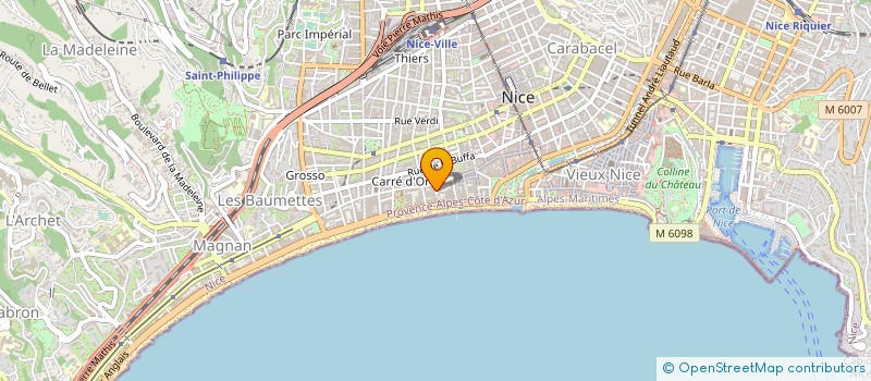 localisation de l'entreprise MONSIEUR FREDERIC GOUTH à NICE