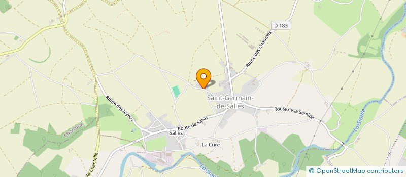 localisation de l'entreprise MONSIEUR FREDERIC GOUYARD à SAINT-GERMAIN-DE-SALLES