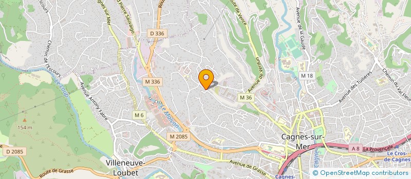 localisation de l'entreprise MONSIEUR FREDERIC GOY à CAGNES-SUR-MER