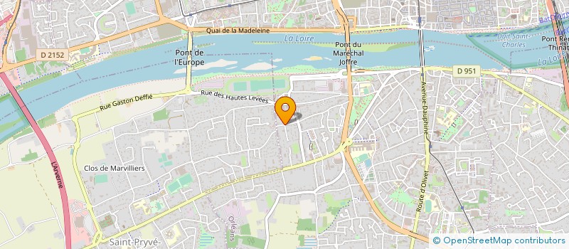 localisation de l'entreprise MONSIEUR FREDERIC GOYARD à ORLEANS