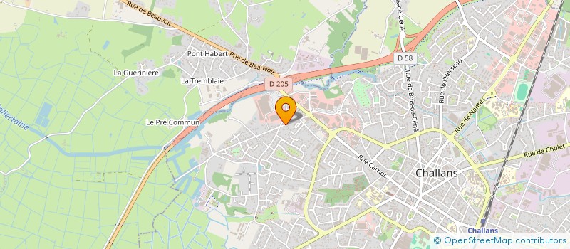 localisation de l'entreprise MONSIEUR FREDERIC GOYAU à CHALLANS