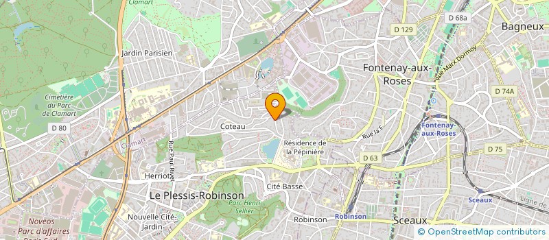 localisation de l'entreprise MONSIEUR FREDERIC GRACIA à LE PLESSIS-ROBINSON