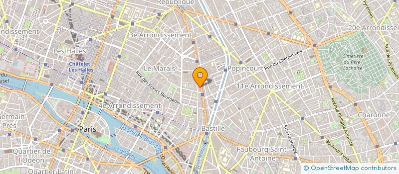 localisation de l'entreprise MONSIEUR FREDERIC GRAFFIGNE  PARIS