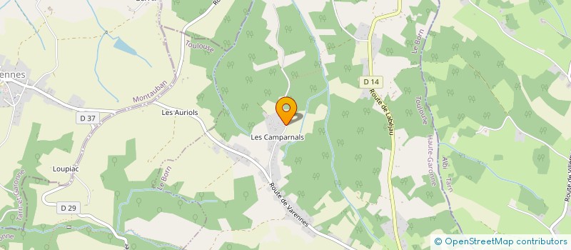 localisation de l'entreprise MONSIEUR FREDERIC GRAMON  LE BORN