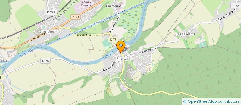 localisation de l'entreprise MONSIEUR FREDERIC GRANAT à FRAISANS