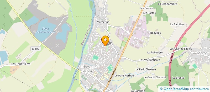 localisation de l'entreprise MONSIEUR FREDERIC GRAND à SEICHES-SUR-LE-LOIR