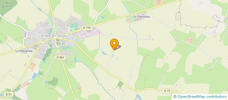 localisation de l'entreprise MONSIEUR FREDERIC GRANDE  ERDRE-EN-ANJOU