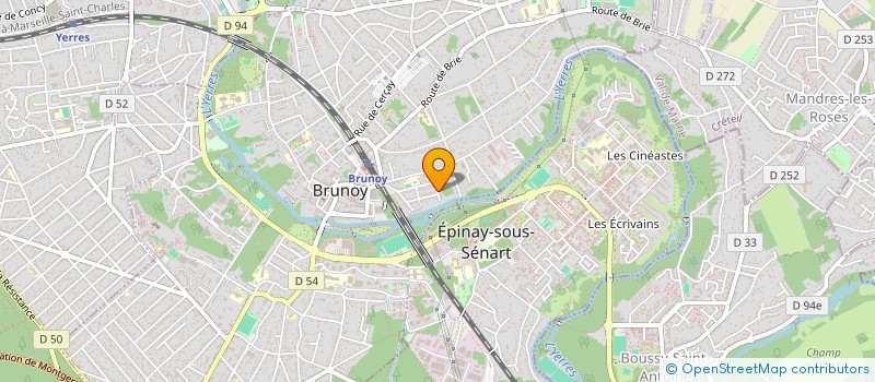 localisation de l'entreprise MONSIEUR FREDERIC GRANDJEAN à BRUNOY