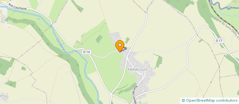 localisation de l'entreprise MONSIEUR FREDERIC GRANDVOINET  HEBECOURT