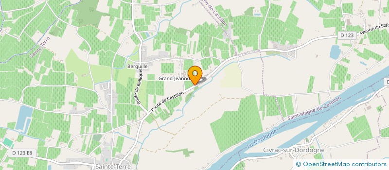 localisation de l'entreprise MONSIEUR FREDERIC GRANEREAU  SAINTE-TERRE