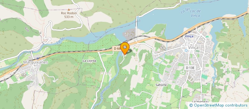 localisation de l'entreprise MONSIEUR FREDERIC GRANGE  FINESTRET