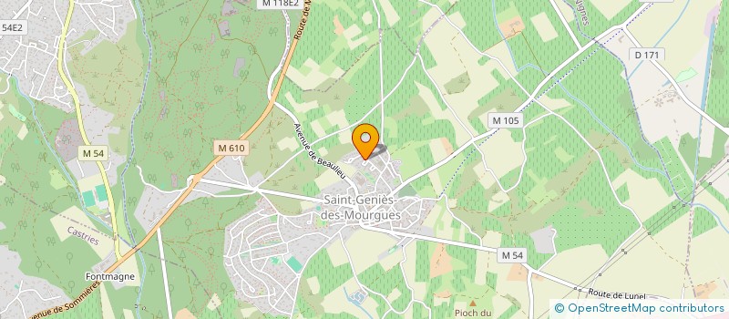 localisation de l'entreprise MONSIEUR FREDERIC GRANIER  SAINT-GENIES-DES-MOURGUES