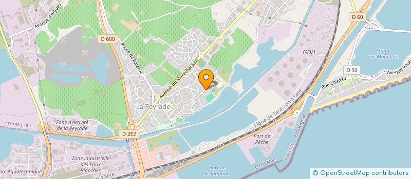 localisation de l'entreprise MONSIEUR FREDERIC GRAS à FRONTIGNAN