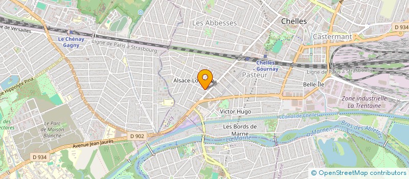 localisation de l'entreprise MONSIEUR FREDERIC GRAS  CHELLES