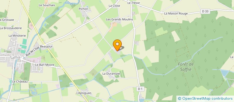 localisation de l'entreprise MONSIEUR FREDERIC GRASLAND  SAFFRE