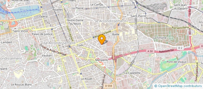 localisation de l'entreprise MONSIEUR FREDERIC GREGOIRE à MARSEILLE