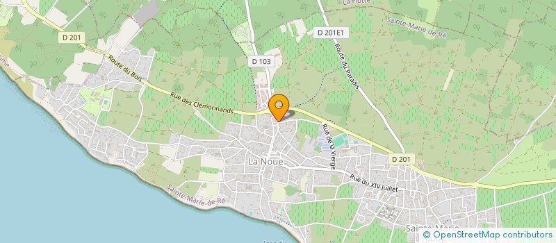 localisation de l'entreprise MONSIEUR FREDERIC GRELIER  SAINTE-MARIE-DE-RE