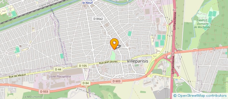 localisation de l'entreprise MONSIEUR FREDERIC GRILLAT à VILLEPARISIS