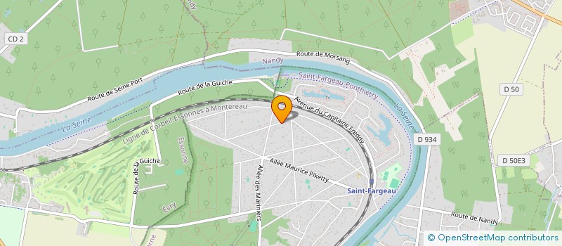 localisation de l'entreprise MONSIEUR FREDERIC GRILLI  SAINT-FARGEAU-PONTHIERRY