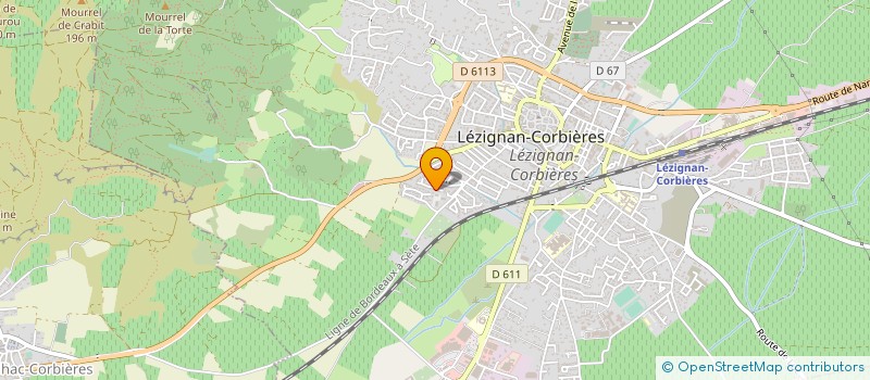 localisation de l'entreprise MONSIEUR FREDERIC GRILLOT à LEZIGNAN-CORBIERES