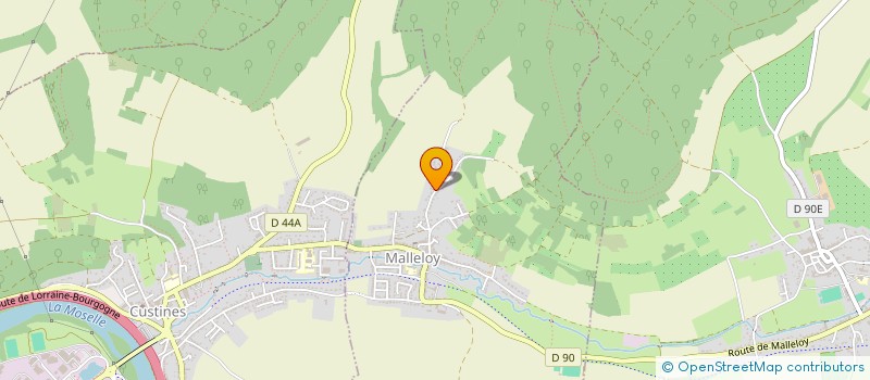 localisation de l'entreprise MONSIEUR FREDERIC GRISARD  MALLELOY