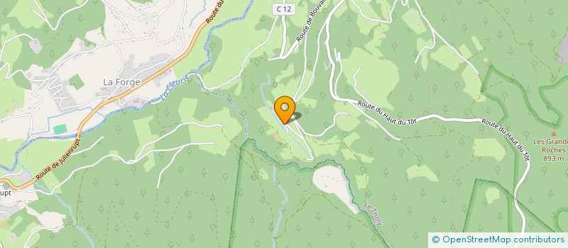 localisation de l'entreprise MONSIEUR FREDERIC GRIVEL  LE THOLY