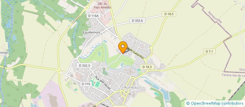 localisation de l'entreprise MONSIEUR FREDERIC GRIZARD à AUNEAU-BLEURY-SAINT-SYMPHORIEN
