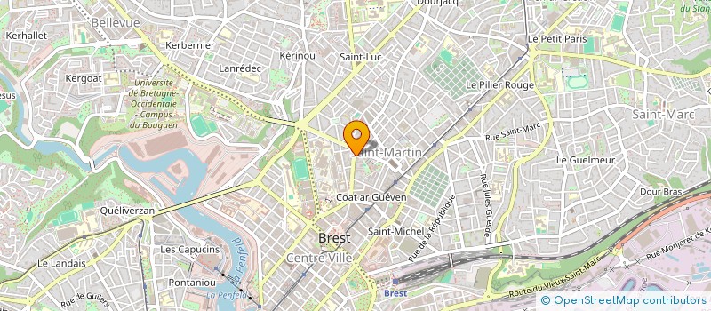 localisation de l'entreprise MONSIEUR FREDERIC GROLHIER à BREST