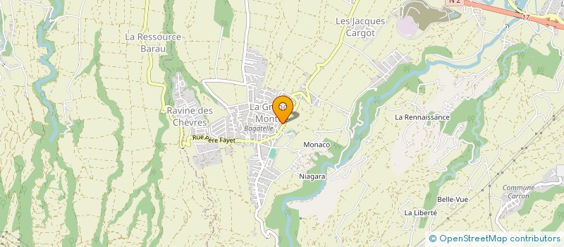 localisation de l'entreprise MONSIEUR FREDERIC GRONDIN  SAINTE-SUZANNE