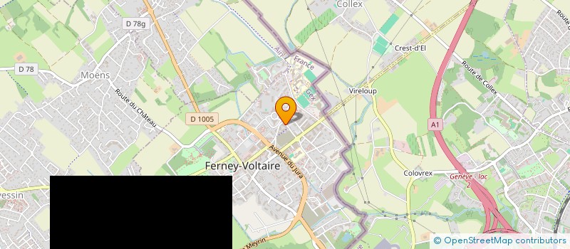 localisation de l'entreprise MONSIEUR FREDERIC GROS à FERNEY-VOLTAIRE