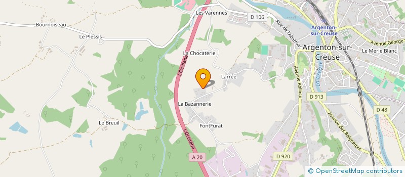 localisation de l'entreprise MONSIEUR FREDERIC GROSJEAN à ARGENTON-SUR-CREUSE