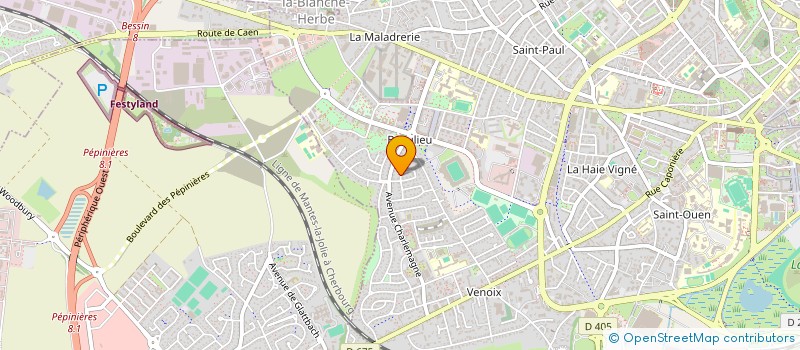 localisation de l'entreprise MONSIEUR FREDERIC GROSSET-GRANGE à CAEN