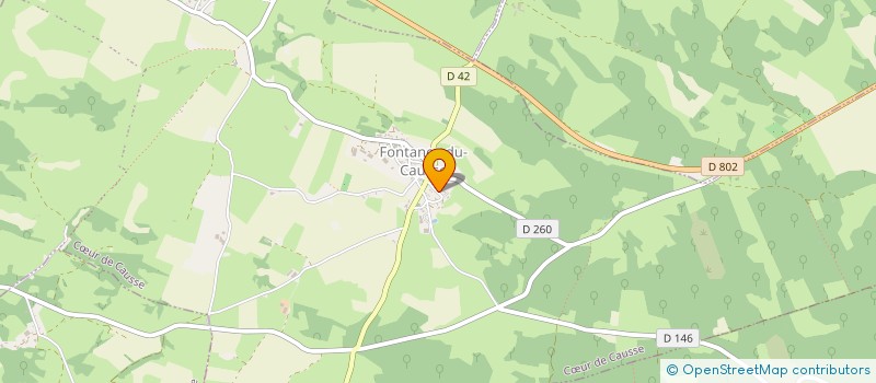 localisation de l'entreprise MONSIEUR FREDERIC GROUSSET à CANIAC-DU-CAUSSE
